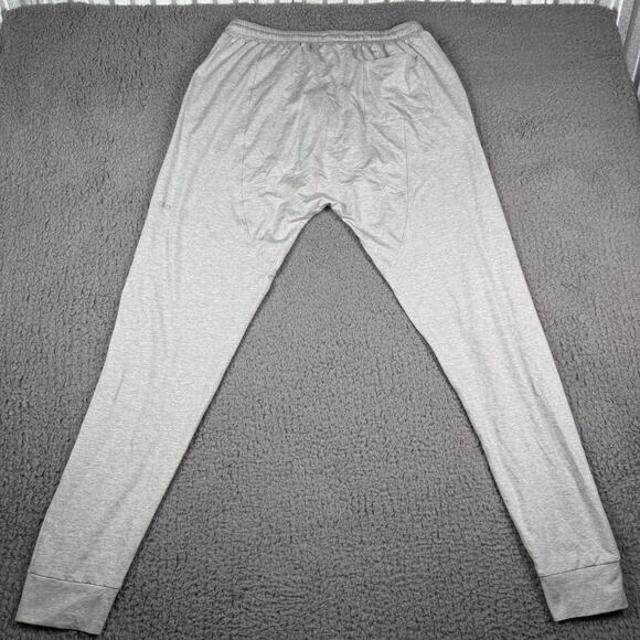 Alo Yoga Conquer Revitalize Pants Mens M Gray Drop Crotch Stretch Performance - Picture 6 of 11